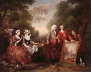 William Hogarth Dialogue china oil painting artist